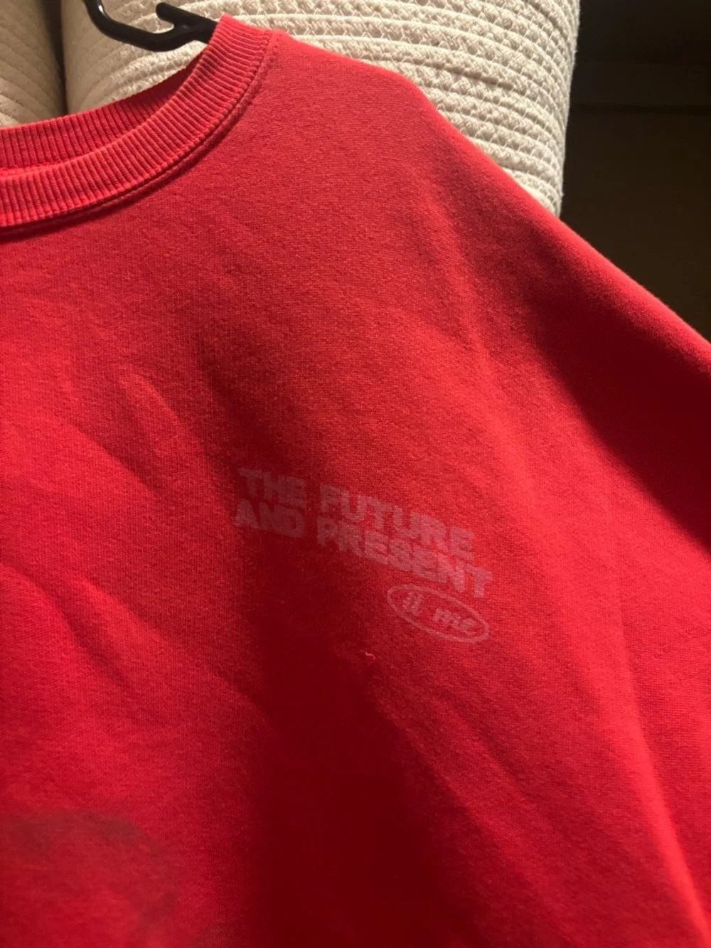 wild fable Red Oversized Crewneck Sweatshirt - Picture 3 of 5